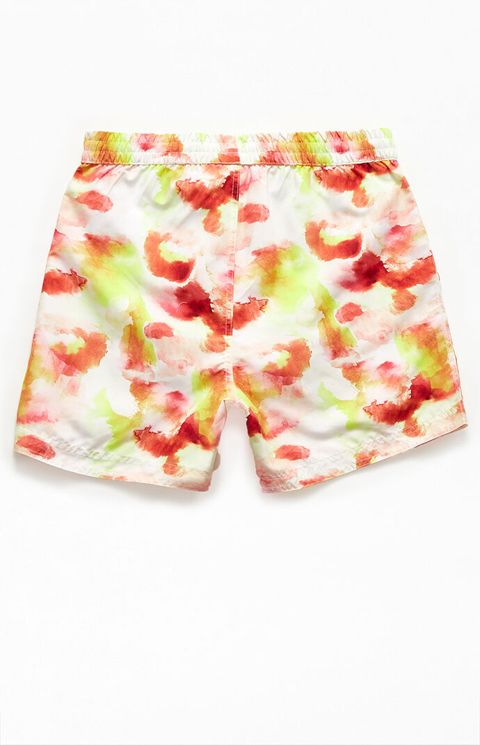 Warm Dye Effect 15" Swim Trunks