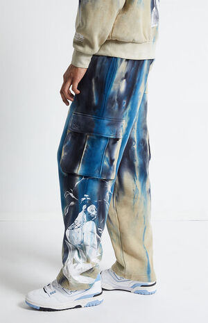 Akali Dyed Cargo Sweatpants image number 3
