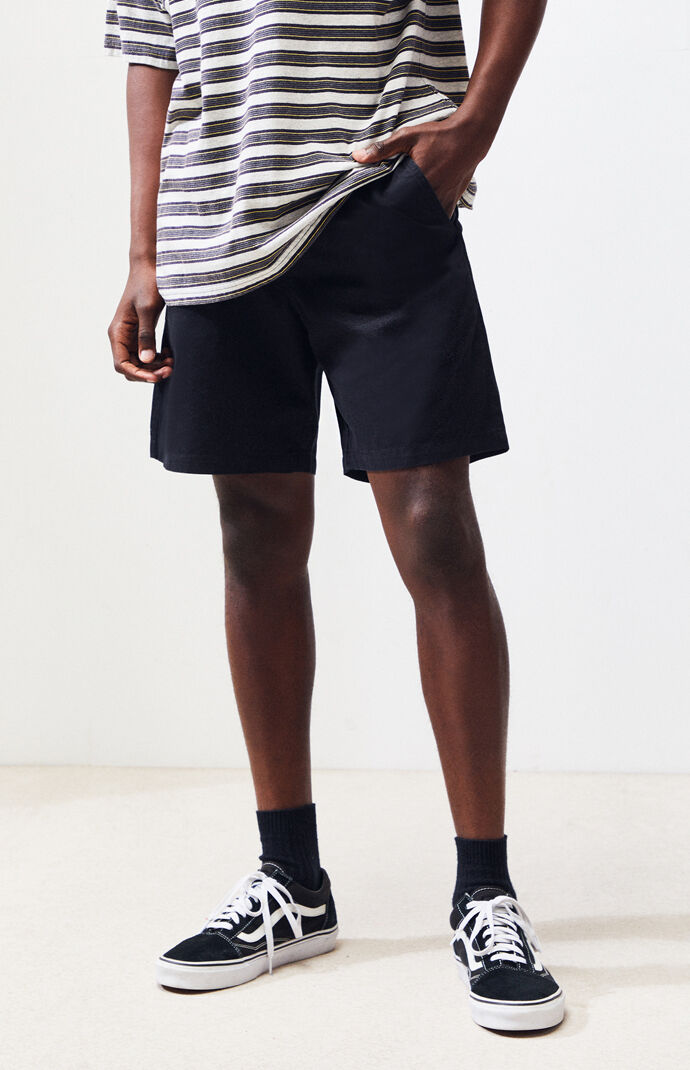 Black Range Drawstring Shorts