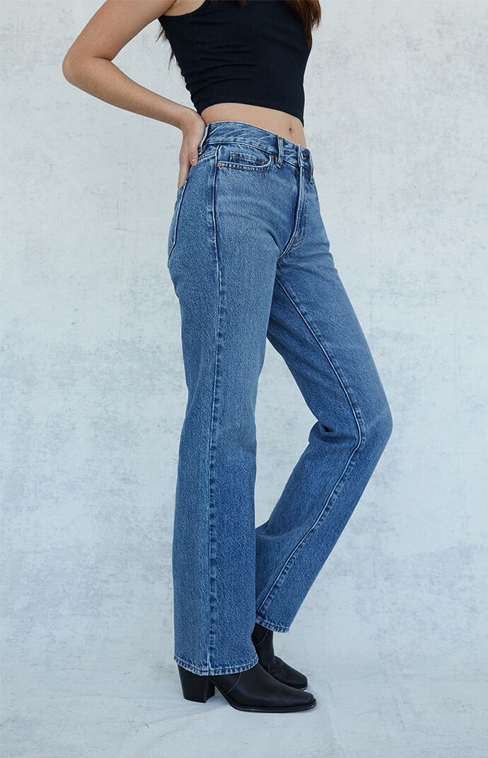Medium Blue Vintage Boot Cut Jeans
