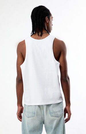 LA Script Embroidered Ribbed Muscle&nbsp;Tank&nbsp;Top image number 4