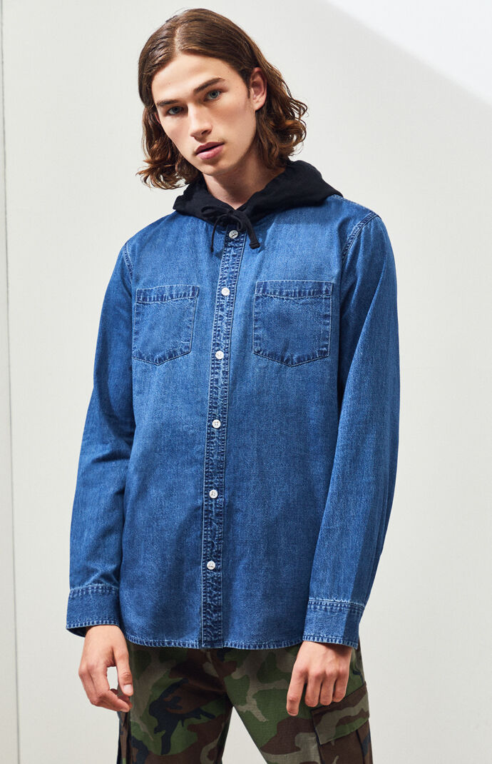Quiksilver Mens Da Huts Ls Long Sleeve Shirt