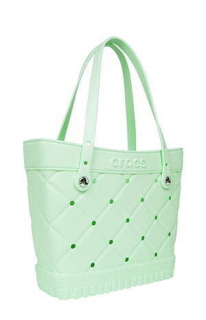 Mint Medium Quilted Tote Bag image number 2
