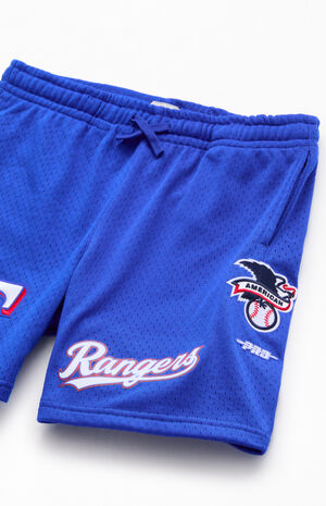 Kids Texas Rangers Mesh Basketball Shorts image number 3