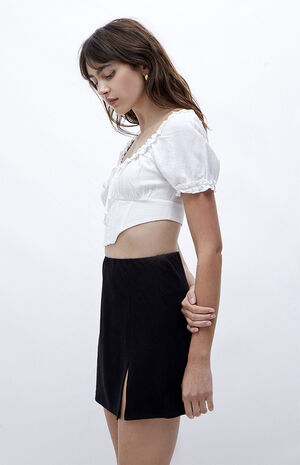 Linen Corset Top image number 3