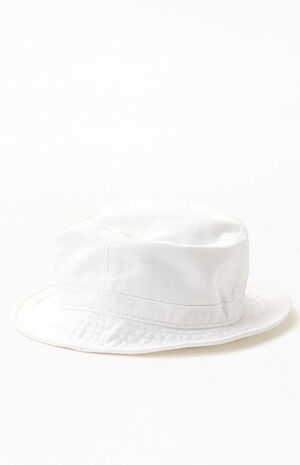Kids White Originals Washed Bucket Hat image number 3