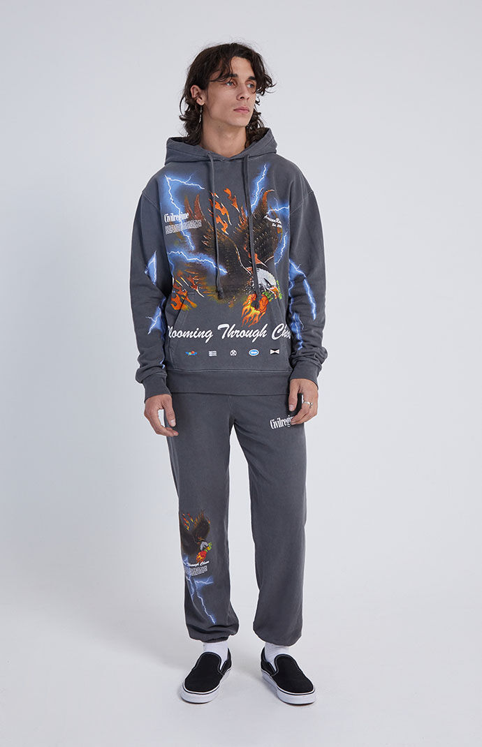 Misbhv flaming rose 2025 hoodie
