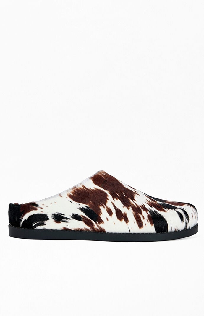 AZALEA WANG Women's Ramses Cow Leather Slip-On Flats