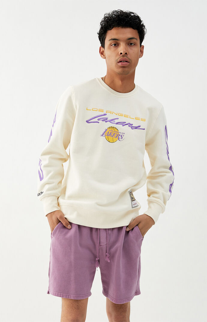 Lakers Flames Crew Neck Sweatshirt