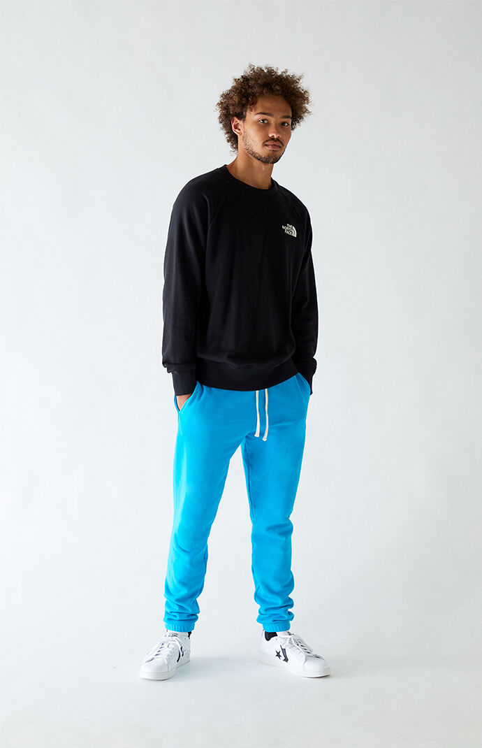 Blue Basic Fleece Sweatpants