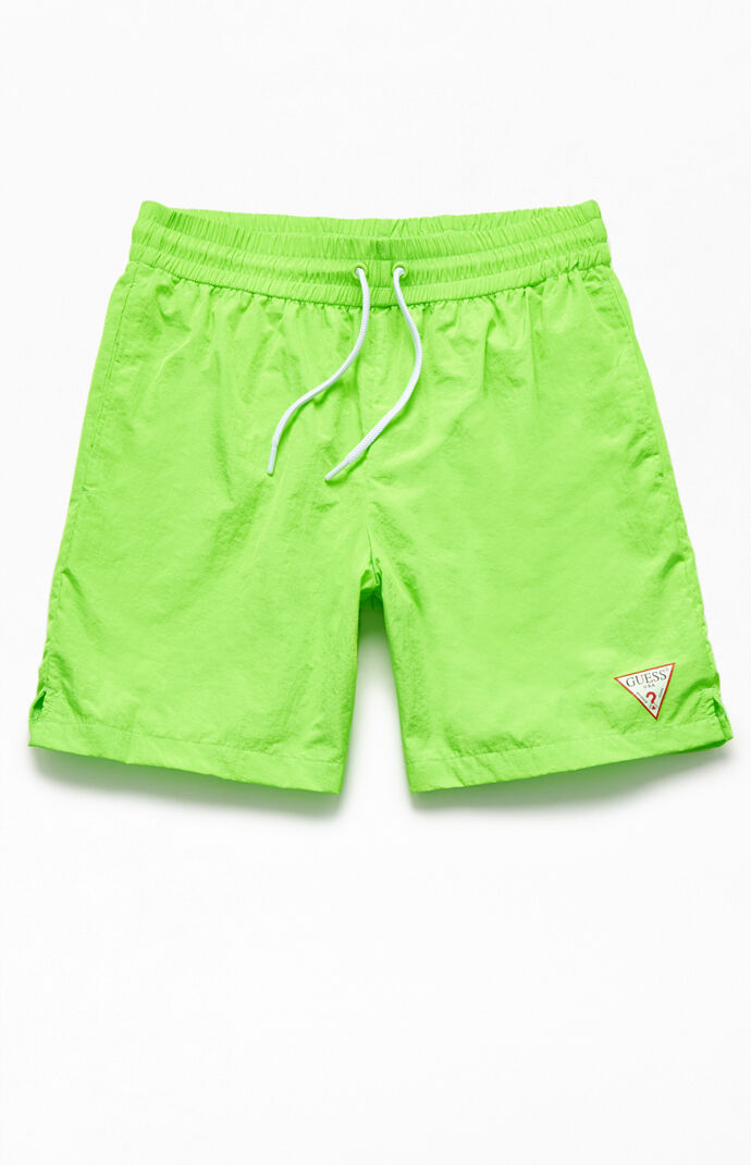 Guess neon top nylon active shorts
