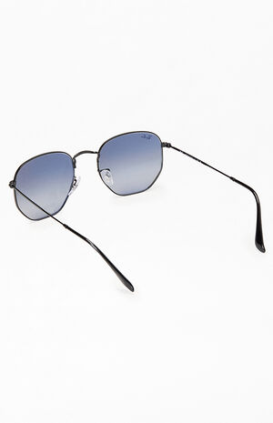 RB3548 Black Hexagonal Sunglasses image number 4