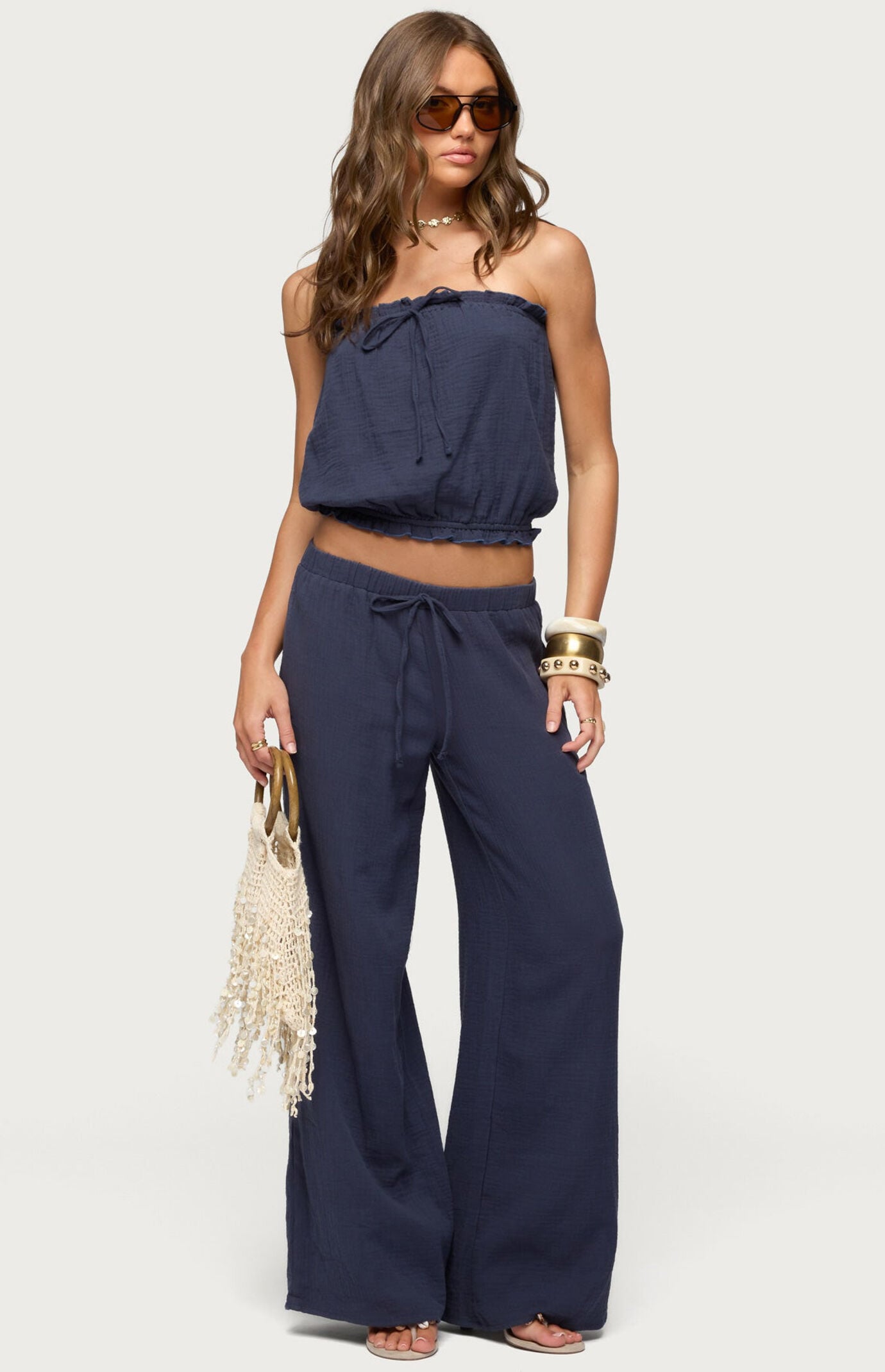 Edikted Viktoria Wide Leg Pants