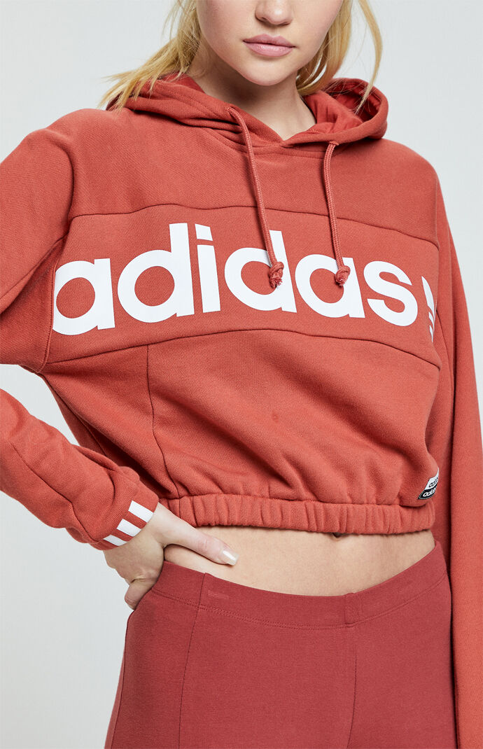 red adidas hoodie pacsun