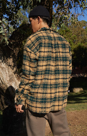 Wooly Plaid Oversized Shacket image number 4
