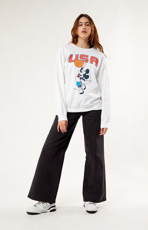 Mickey Mouse Team USA Crew Neck Sweatshirt image number 3