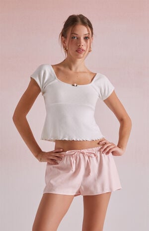 Maggie Pointelle T-Shirt image number 1