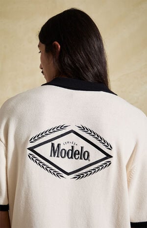 Relaxed Knit Logo Polo Shirt image number 2