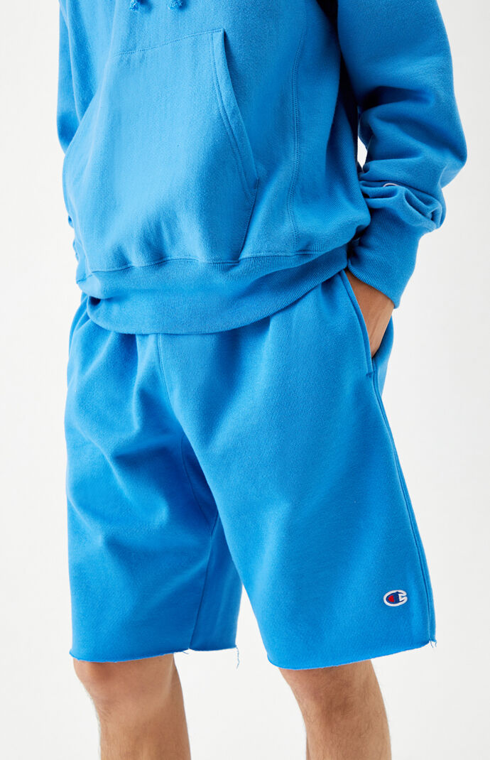 Champion reverse weave shorts teal discount