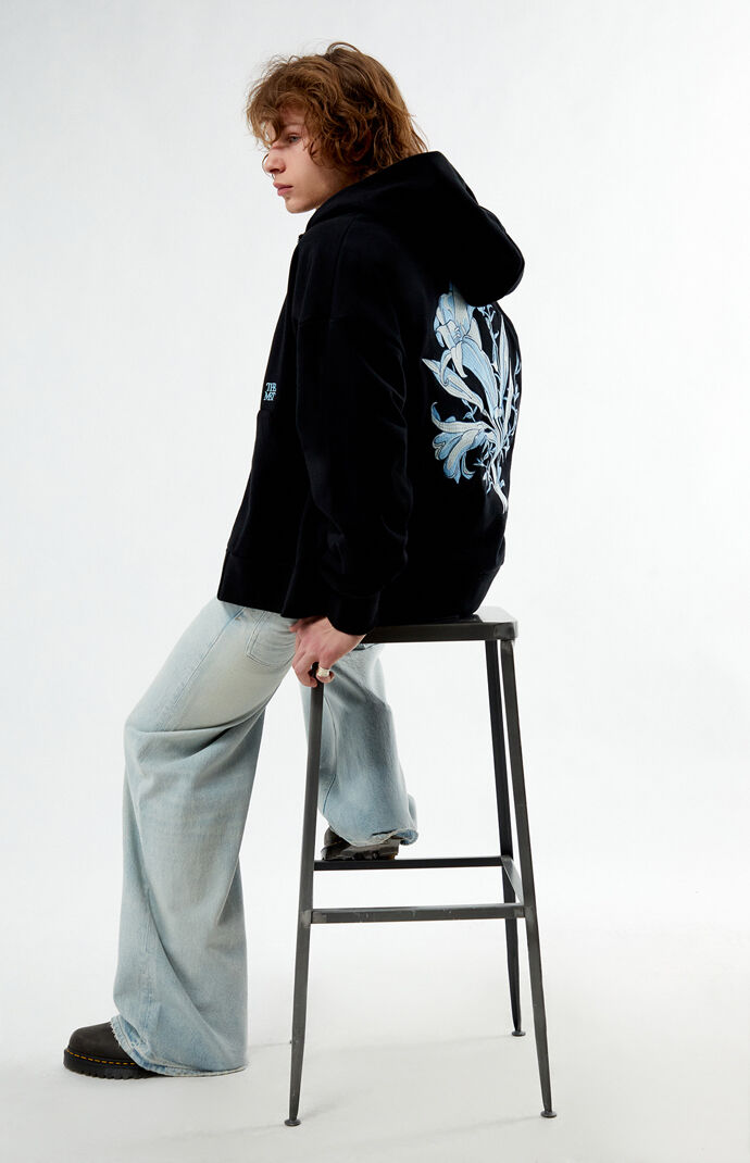 The Met x PacSun Moon Flask Lily Zip Up Hoodie | Pacsun