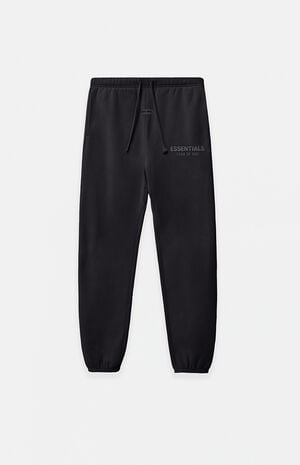 Kids Jet Black Classic Sweatpants image number 1