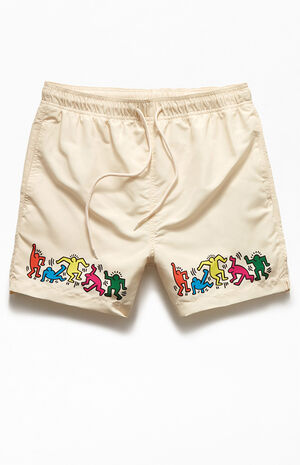 Keith Haring Party 15" Swim Trunks image number 1