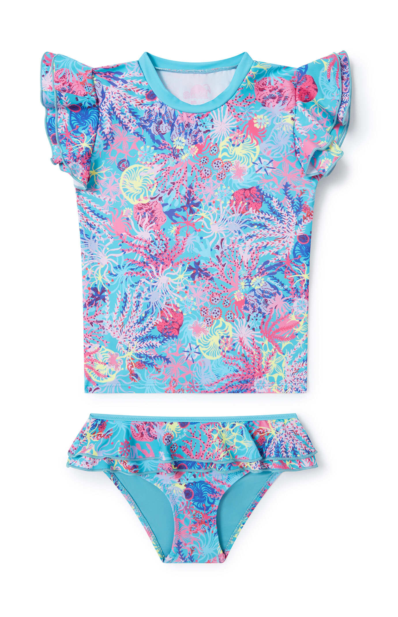 Boardies Kids Coral Rash Guard Set