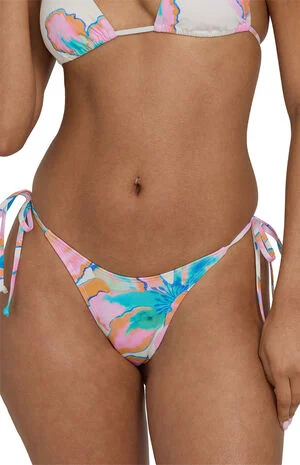 Floral Dippi Side Tie Bikini Bottom image number 1