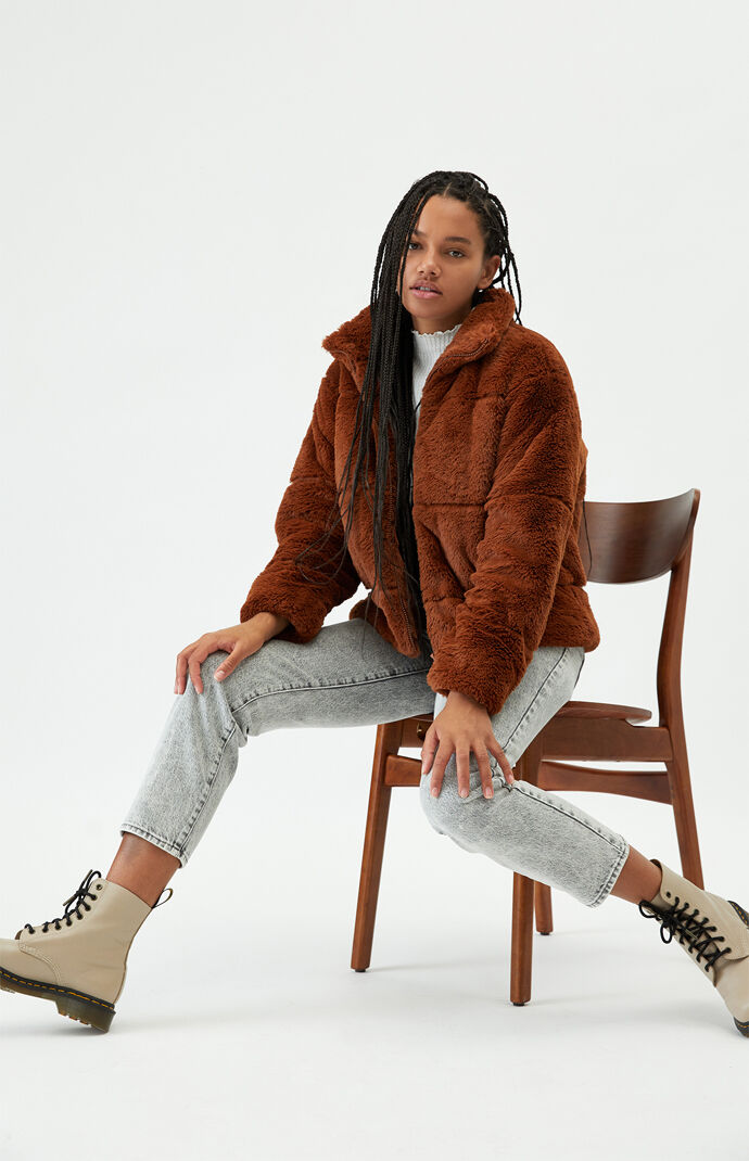Cozy Faux Fur Puffer Jacket