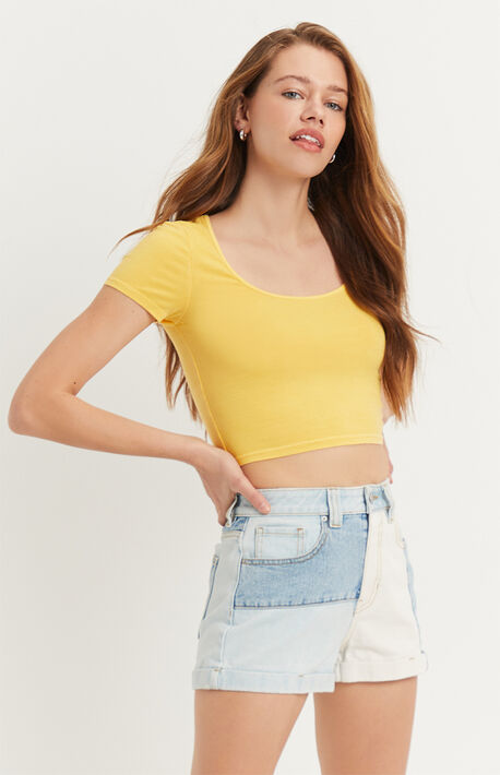 Washed Scoop T-Shirt