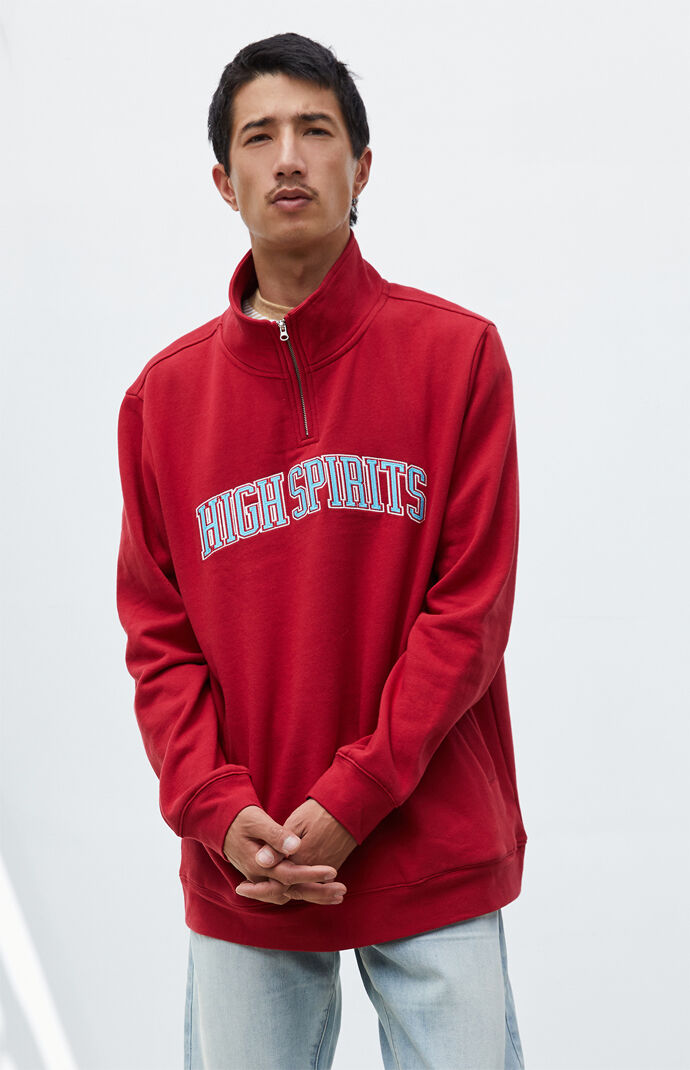 High Spirits Half Zip Fleece Pullover