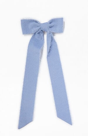 Raw Edge Bow Barrette image number 1