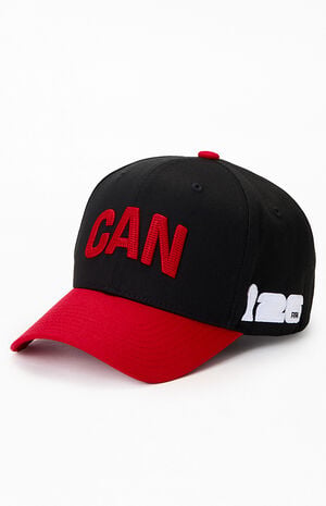 Embroidered Canada Pro Crown Snapback Hat image number 2