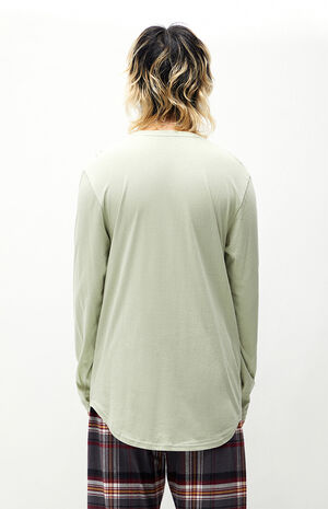 Sage Seville Scallop Long Sleeve T-Shirt image number 4