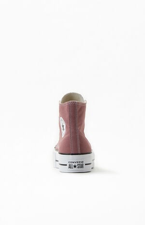Blush Chuck Taylor All Star High Top Platform Sneakers image number 3