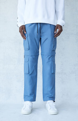 Kingston Blue Nylon Cargo Pants image number 3