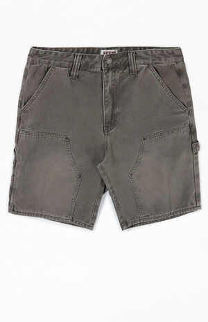 Stained Green Carpenter Shorts image number 1