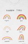 Rainbow Types T-Shirt Rainbow Types T-Shirt image number null
