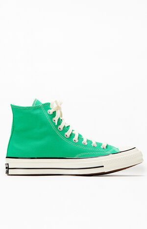 Green Chuck Taylor All Star Lift High Top Sneakers image number 1