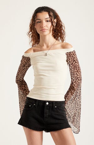 Jamie Denim Micro Shorts Raw Cut Black image number 2