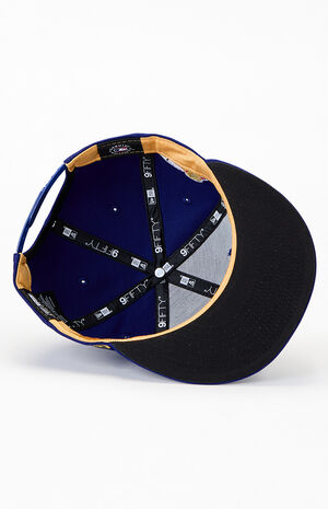 LA Dodgers Gold Logo 9FIFTY Snapback Hat image number 5