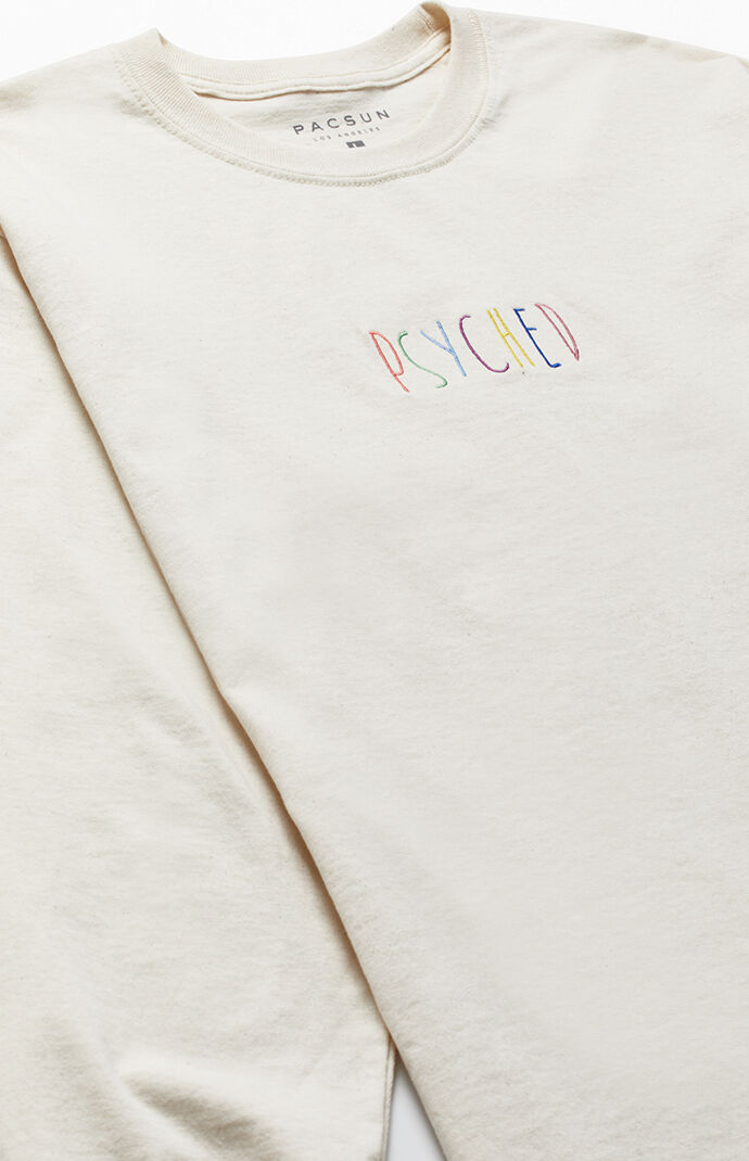 Pacsun Psyched Long Sleeve T Shirt Pacsun