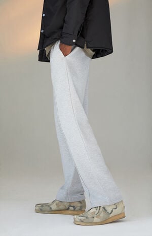 Loose Straight Menswear Fleece Pants image number 2