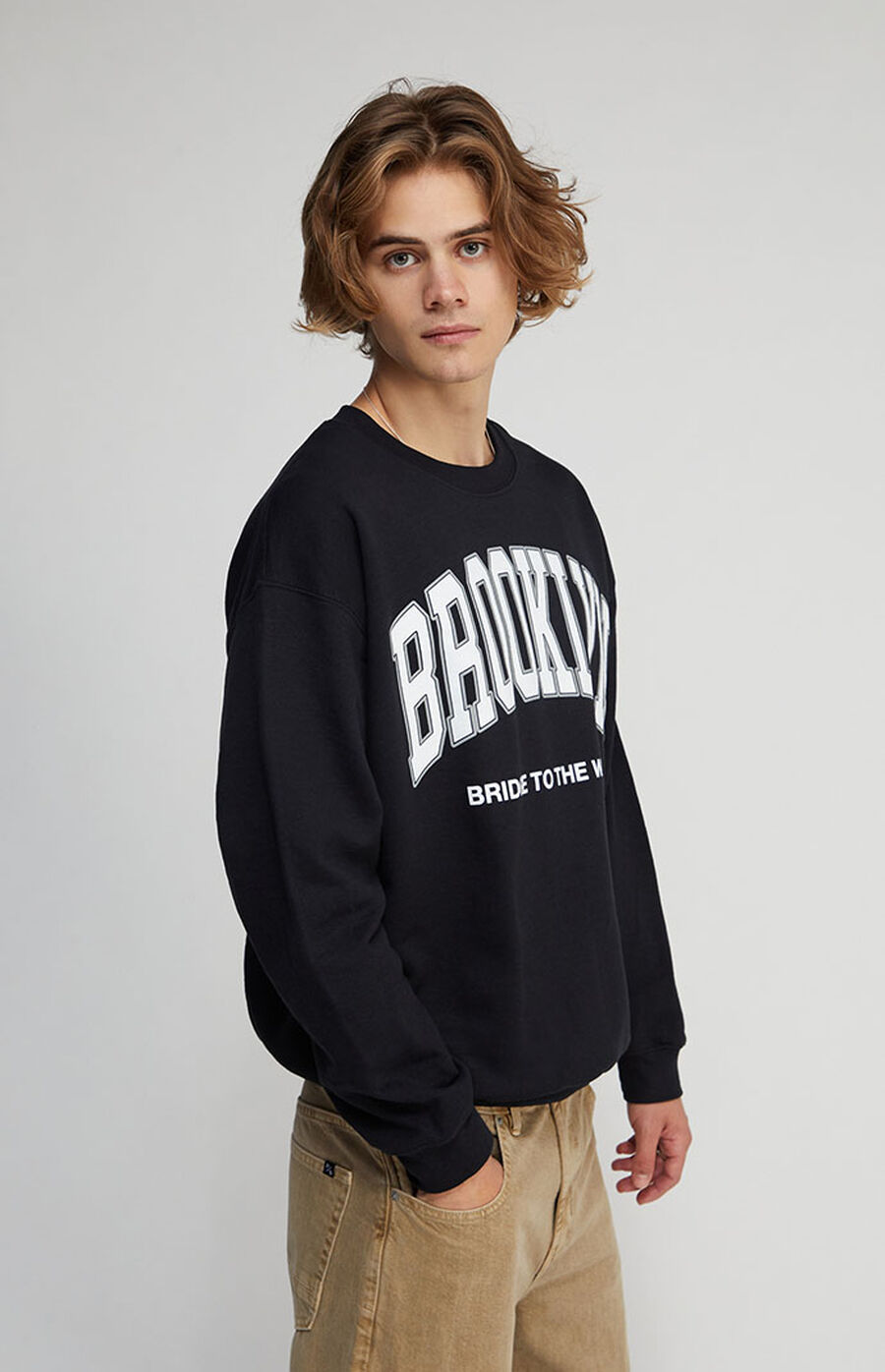 PacSun Brooklyn Crew Neck Sweatshirt PacSun