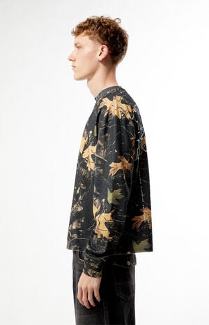 Human 5050 Camo Cropped Long Sleeve T-Shirt image number 4