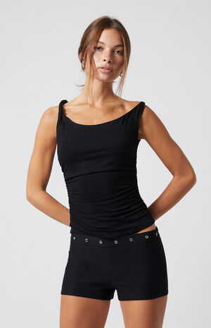 Eyelet Micro Shorts image number 2