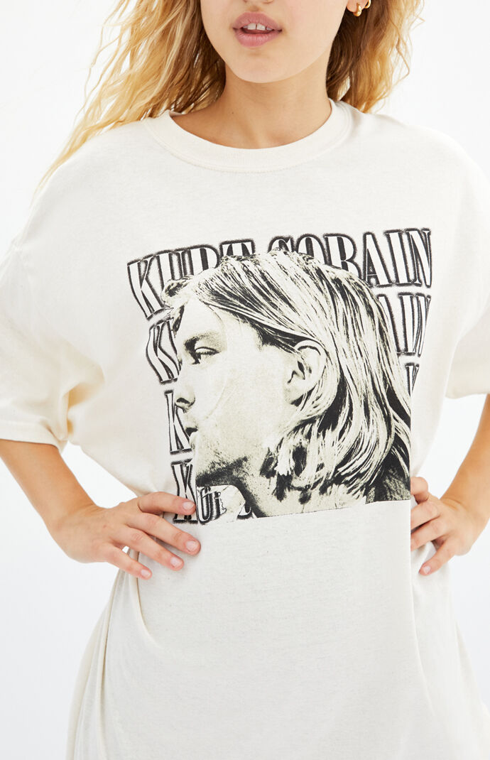 kurt cobain t shirt pacsun
