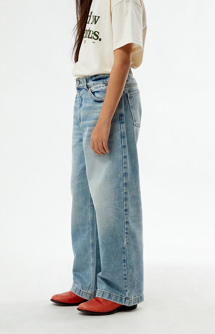 Pacsun Kids Baggy Jeans Light Indigo