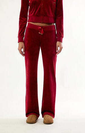 Core OG Bling Velour Ribbon Track Pants image number 2