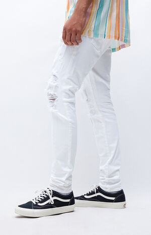 Ripped Stacked Skinny Jeans image number 2